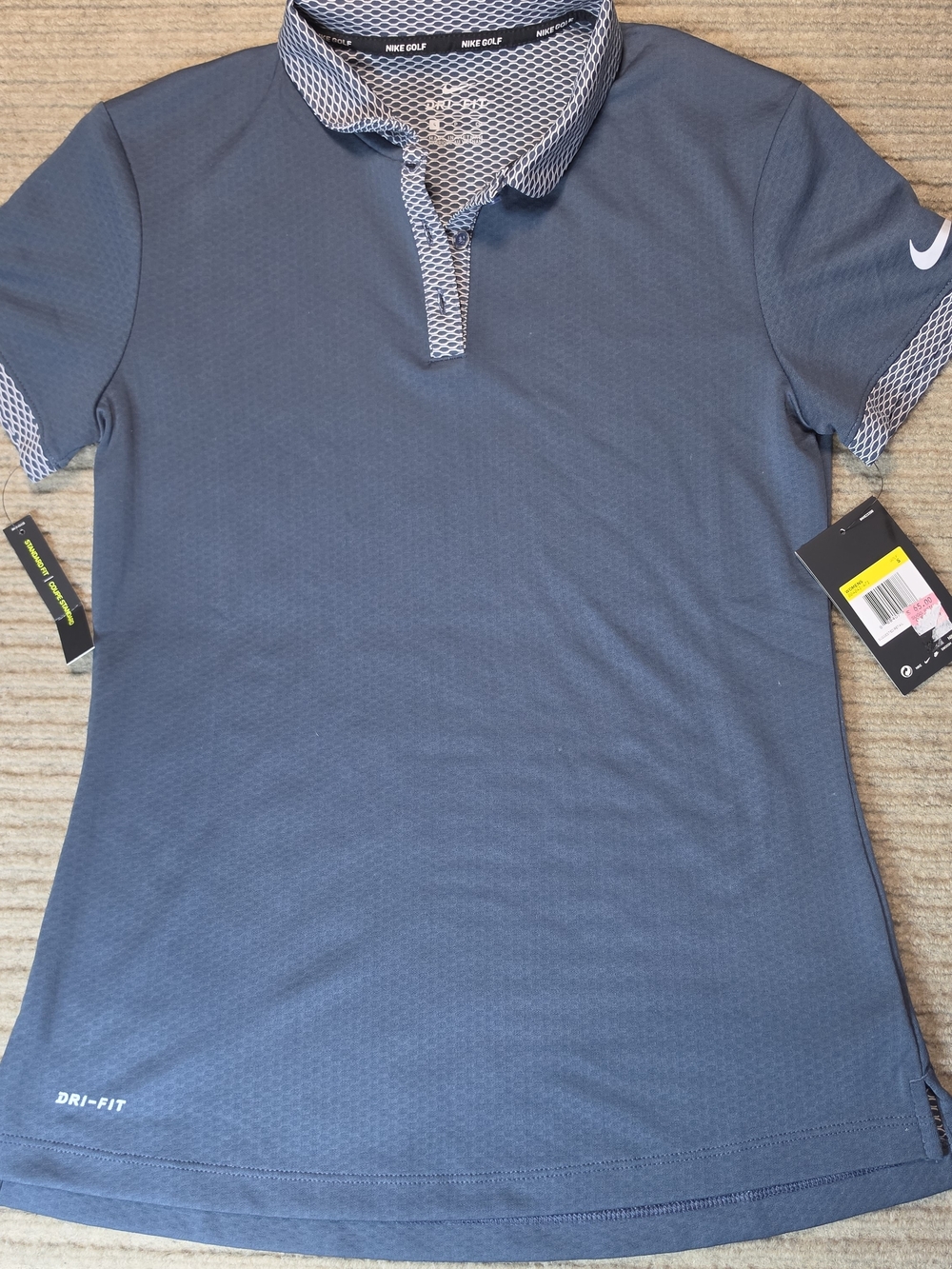 Nike Golf Polo Top Women's Size Small Sleeveless Athletic Polyester Dri-Fit NWT